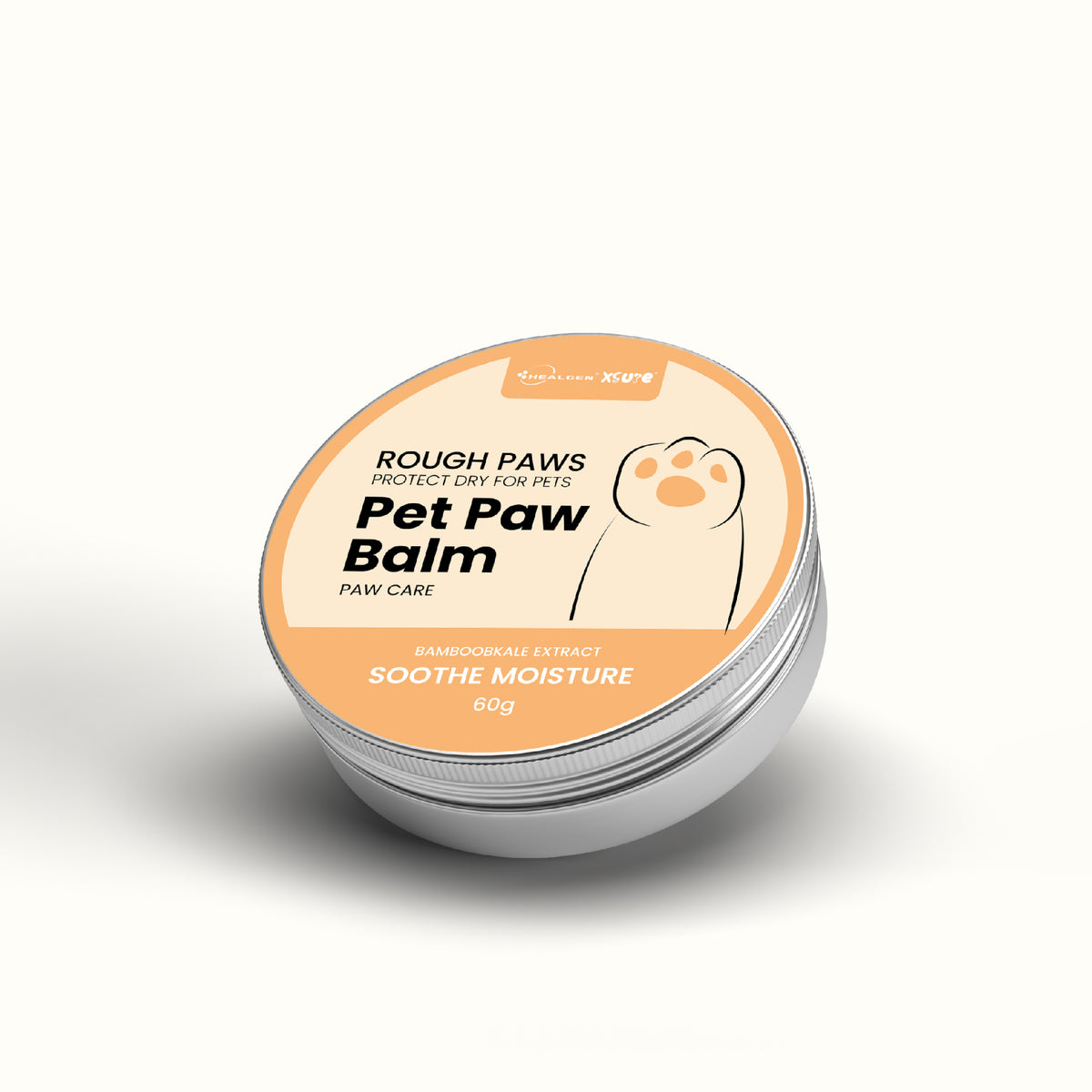 Pet paw balm for moisturizing dog paws