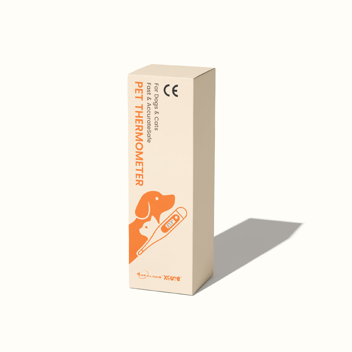 Digital pet thermometer for accurate cat and dog temperature check